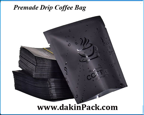 Drip Coffee Bag Film in Rolls - PE bag with Aluminum coating