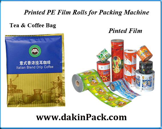Plastic packing materials for Drip Coffee Bag and Tea Bags